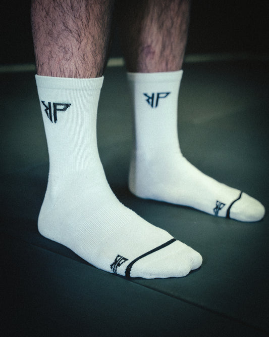 KP Performance Socken Weiß/Schwarz
